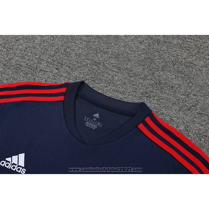 Fato de Treino Arsenal Manga Curta 2022-2023 Azul - Calcas Curta